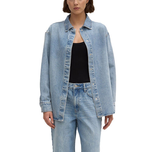 Assembly Label Rylee Denim Overshirt Indigo Fade